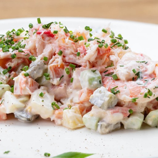 OLIVIER SALAD WITH CRAB